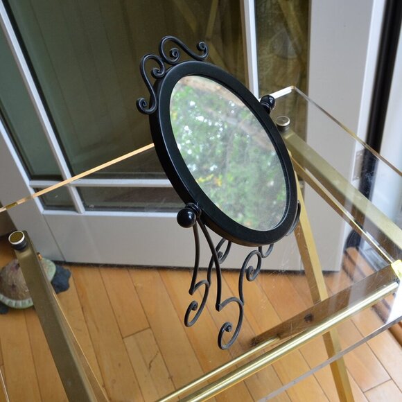 Vintage Metal Frame Mirror - Picture 4 of 9